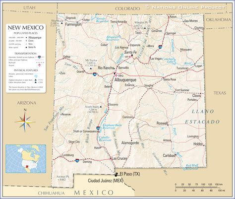 Cities in New Mexico .